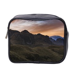 Sunset Scane At Cajas National Park In Cuenca Ecuador Mini Toiletries Bag 2-side by dflcprints