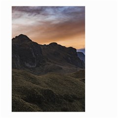 Sunset Scane At Cajas National Park In Cuenca Ecuador Small Garden Flag (two Sides) by dflcprints