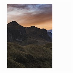 Sunset Scane At Cajas National Park In Cuenca Ecuador Large Garden Flag (two Sides) by dflcprints