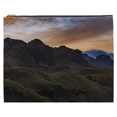 Sunset Scane At Cajas National Park In Cuenca Ecuador Cosmetic Bag (xxxl)  by dflcprints