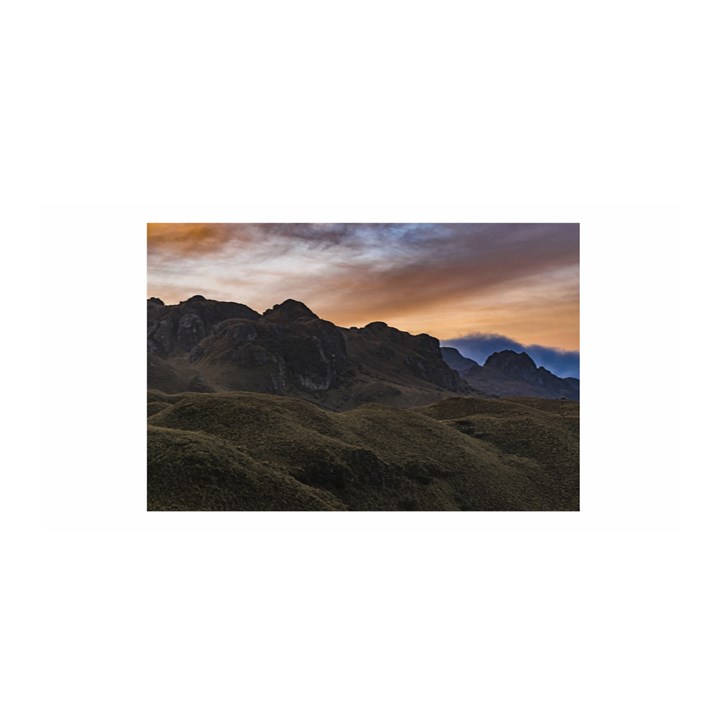 Sunset Scane at Cajas National Park in Cuenca Ecuador Satin Wrap