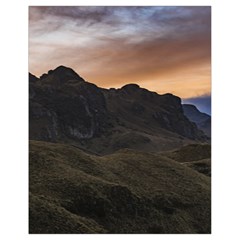 Sunset Scane At Cajas National Park In Cuenca Ecuador Drawstring Bag (small) by dflcprints