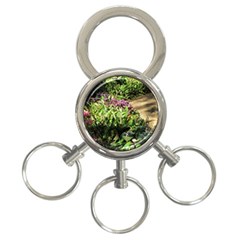 Shadowed Ground Cover 3-ring Key Chains by ArtsFolly