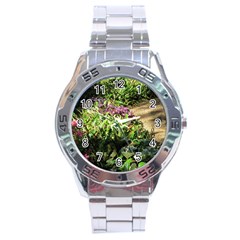 Shadowed Ground Cover Stainless Steel Analogue Watch by ArtsFolly