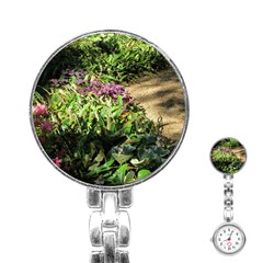 Shadowed Ground Cover Stainless Steel Nurses Watch by ArtsFolly