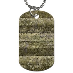 Grunge Stripes Print Dog Tag (two Sides) by dflcprints