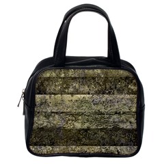 Grunge Stripes Print Classic Handbags (one Side) by dflcprints