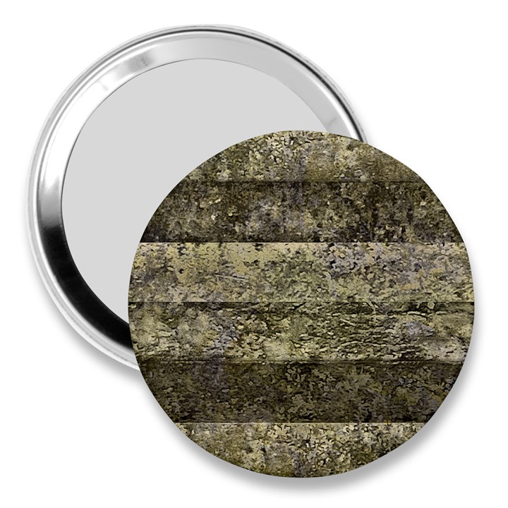 Grunge Stripes Print 3  Handbag Mirrors