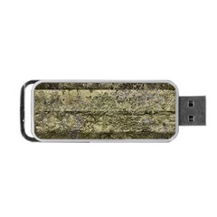 Grunge Stripes Print Portable Usb Flash (one Side) by dflcprints