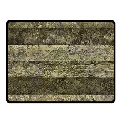 Grunge Stripes Print Double Sided Fleece Blanket (small)  by dflcprints