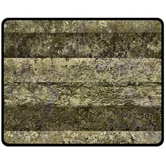 Grunge Stripes Print Double Sided Fleece Blanket (medium)  by dflcprints