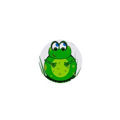 Green Frog 1  Mini Buttons by Valentinaart