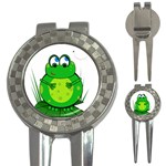 Green Frog 3-in-1 Golf Divots Front