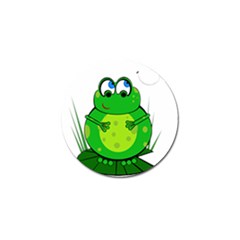 Green Frog Golf Ball Marker (4 Pack) by Valentinaart