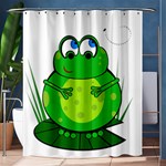 Green Frog Shower Curtain 60  x 72  (Medium)  60 x72  Curtain