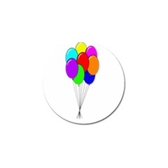 Colorful Balloons Golf Ball Marker