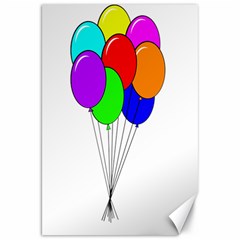 Colorful Balloons Canvas 20  x 30  