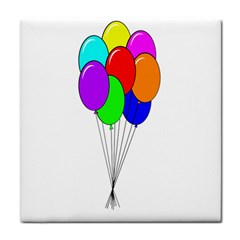 Colorful Balloons Face Towel