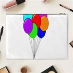 Colorful Balloons Cosmetic Bag (XL) Back