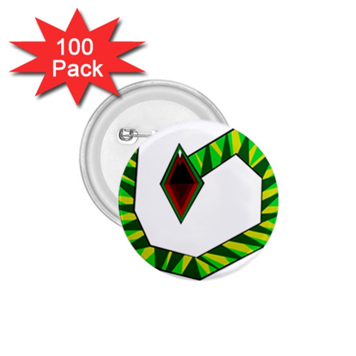 Decorative Snake 1.75  Buttons (100 pack) 