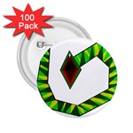 Decorative Snake 2.25  Buttons (100 pack)  Front