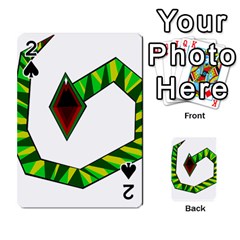 Decorative Snake Playing Cards 54 Designs  by Valentinaart