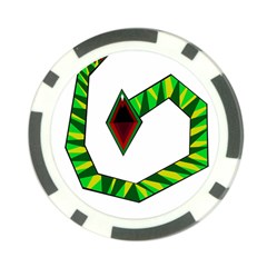 Decorative Snake Poker Chip Card Guards (10 Pack)  by Valentinaart