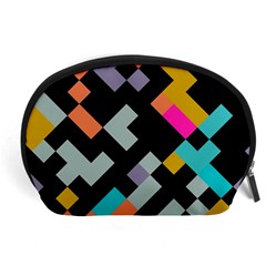 Connected Shapes                                                                             Accessory Pouch by LalyLauraFLM