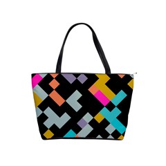 Connected Shapes                                                                             Classic Shoulder Handbag by LalyLauraFLM