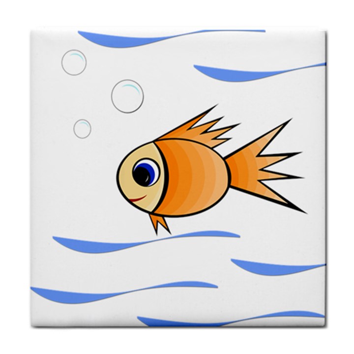 Cute Fish Tile Coasters