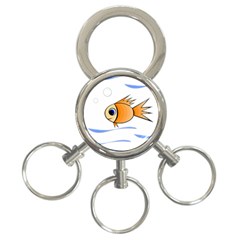 Cute Fish 3-ring Key Chains by Valentinaart