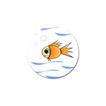 Cute Fish Golf Ball Marker Front