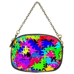 Colorful Shapes                                                                             	chain Purse (two Sides) by LalyLauraFLM