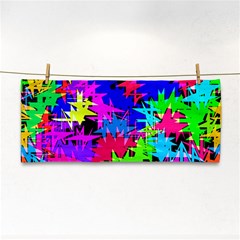 Colorful Shapes                                                                             			hand Towel by LalyLauraFLM