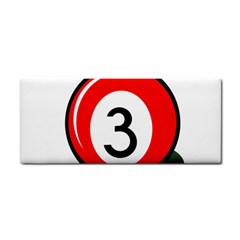 Billiard Ball Number 3 Hand Towel by Valentinaart