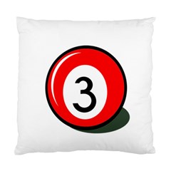 Billiard Ball Number 3 Standard Cushion Case (one Side) by Valentinaart