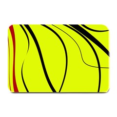 Yellow decorative design Plate Mats