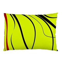 Yellow decorative design Pillow Case