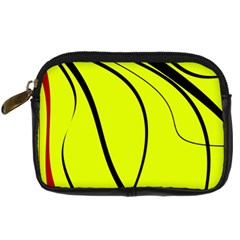 Yellow Decorative Design Digital Camera Cases by Valentinaart