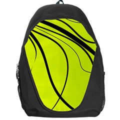 Yellow decorative design Backpack Bag