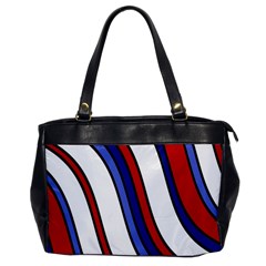 Decorative Lines Office Handbags by Valentinaart