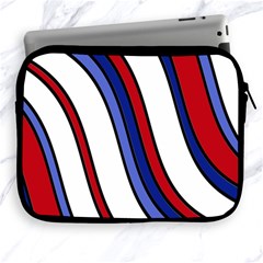 Decorative Lines Apple Ipad 2/3/4 Zipper Cases by Valentinaart