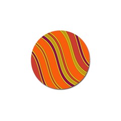 Orange Lines Golf Ball Marker (10 Pack) by Valentinaart