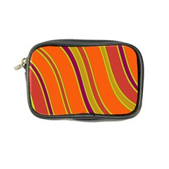 Orange Lines Coin Purse by Valentinaart