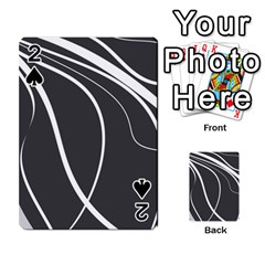 Black And White Elegant Design Playing Cards 54 Designs  by Valentinaart