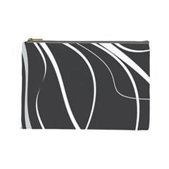 Black And White Elegant Design Cosmetic Bag (large)  by Valentinaart