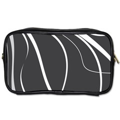 Black And White Elegant Design Toiletries Bags by Valentinaart