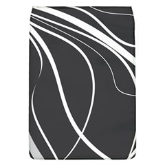 Black And White Elegant Design Flap Covers (l)  by Valentinaart