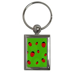 Ladybugs Key Chains (rectangle)  by Valentinaart