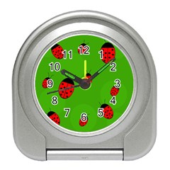 Ladybugs Travel Alarm Clocks by Valentinaart